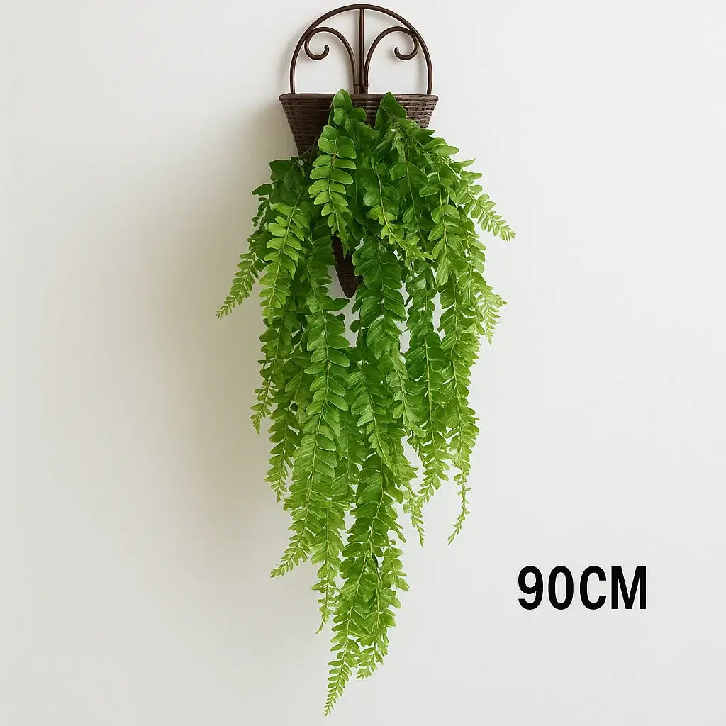 Planta Samambaia Artificial Pendente 90cm Realista