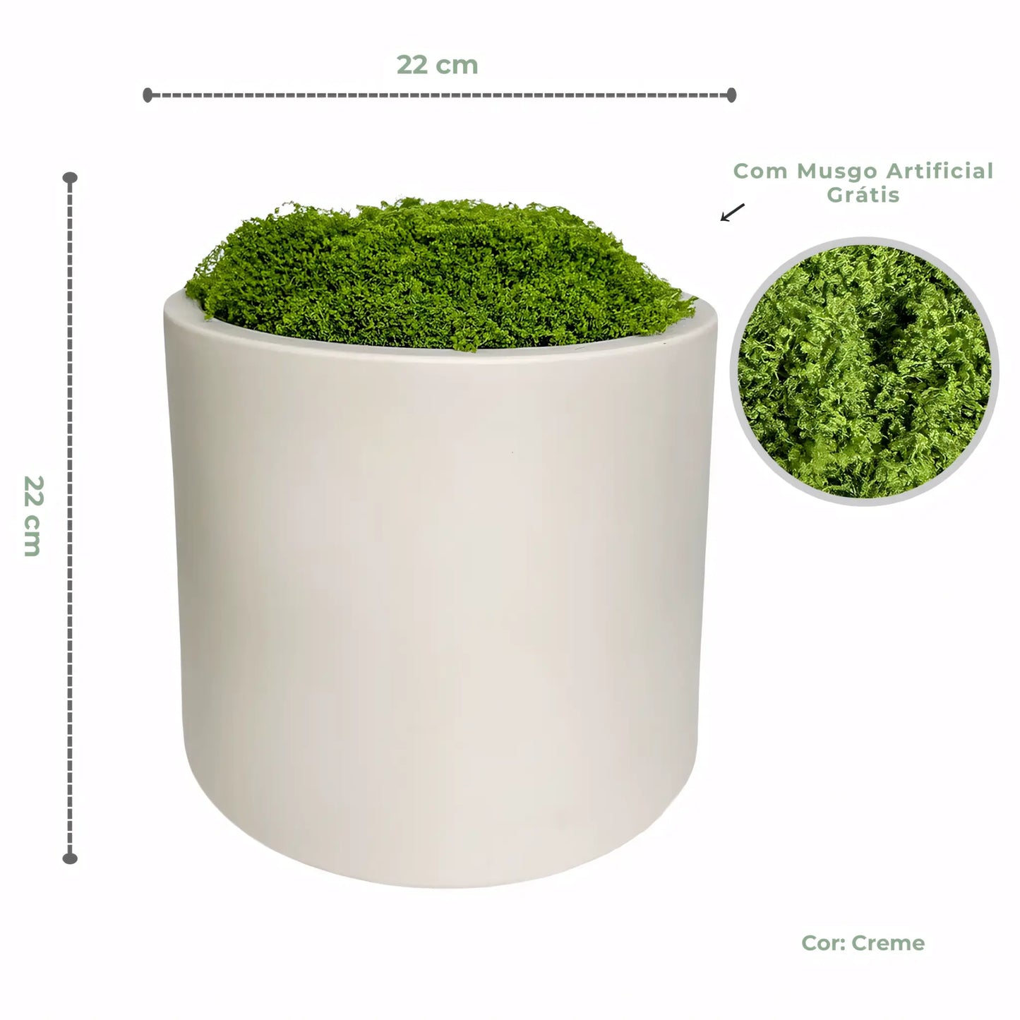 Árvore Artificial de Cerejeira Branca – Planta Decorativa com Flores de Seda e Tronco Natural