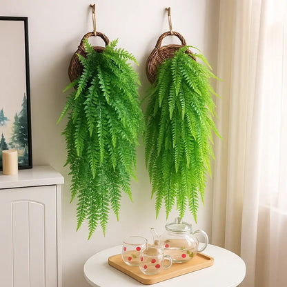 Planta Samambaia Artificial Pendente 90cm Realista