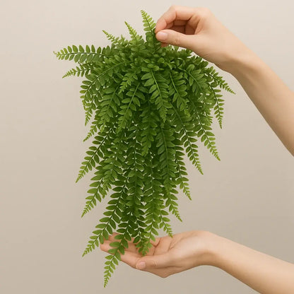 Planta Samambaia Artificial Pendente 90cm Realista
